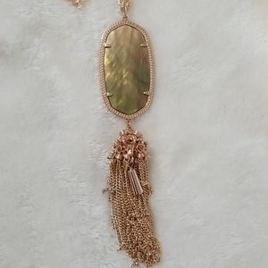 Kendra Scott Rayne Rose Gold Pendant Necklace